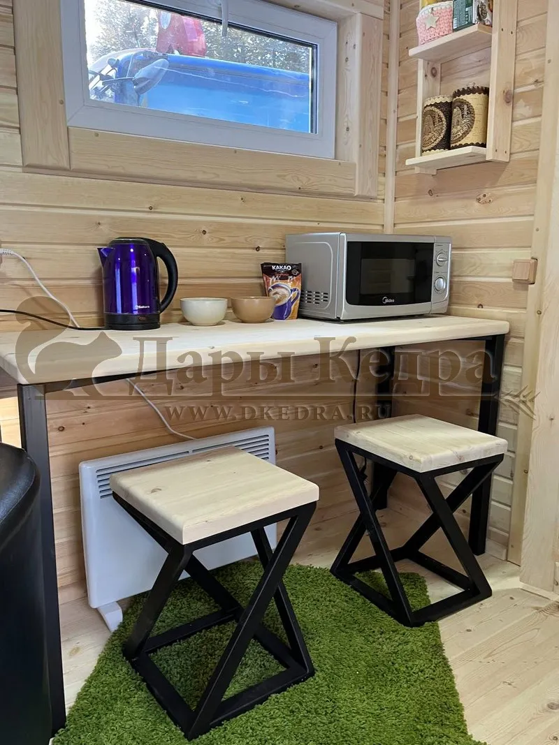 Утеплённый зимний кемпинг-дом «Панорама» с боковым входом